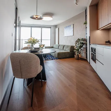 Premium Suite, River & Old Town View,free Parking Μπρατισλάβα