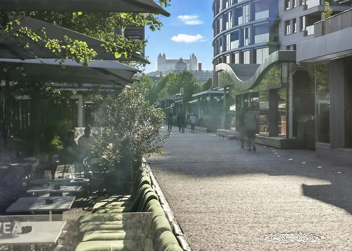 Premium Suite, River & Old Town View,free Parking براتسيلافا